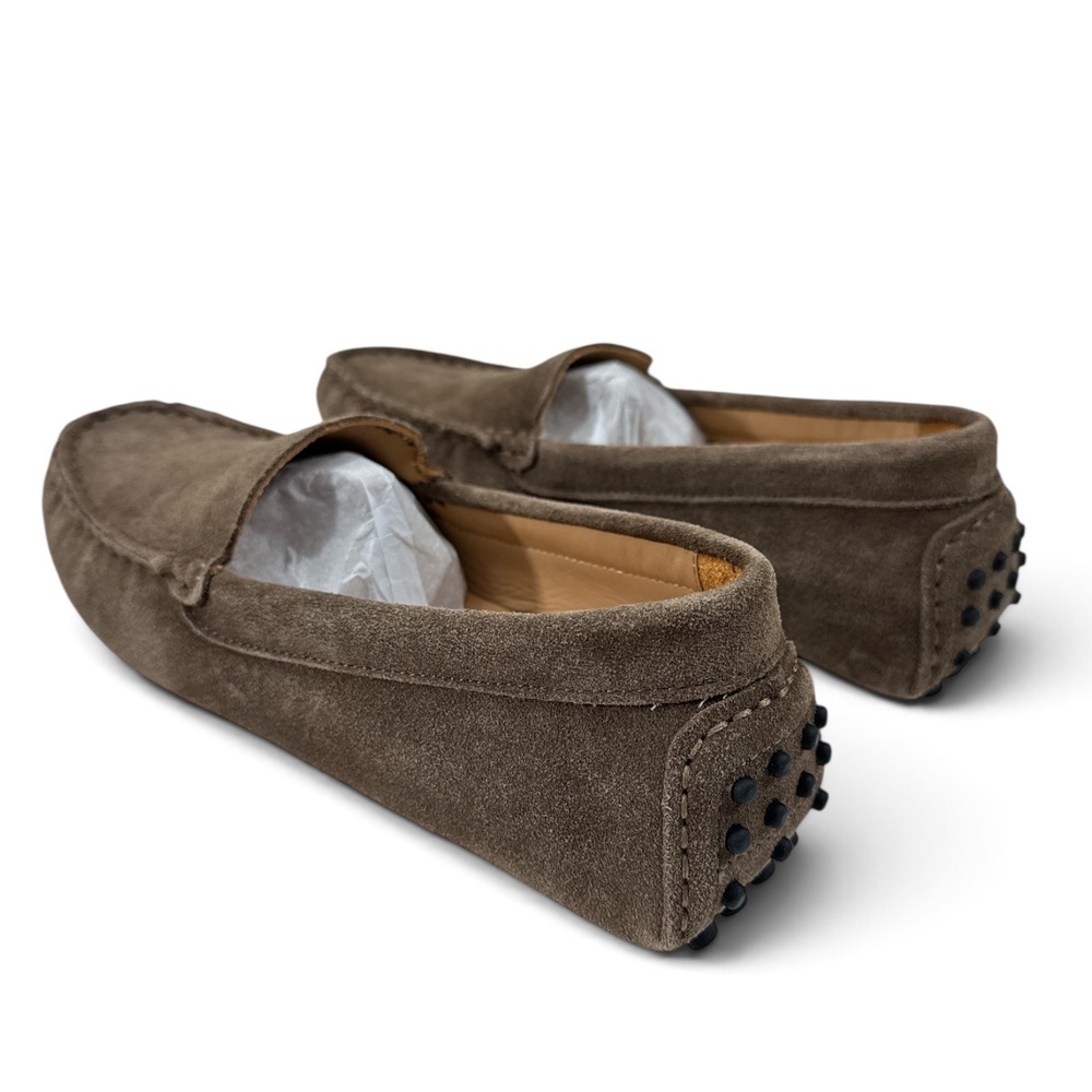 Quince Womens Suede Driver Loafers Medium Brown 8 LB74495-BSFLC005-17290 NIB - Picture 4 of 7